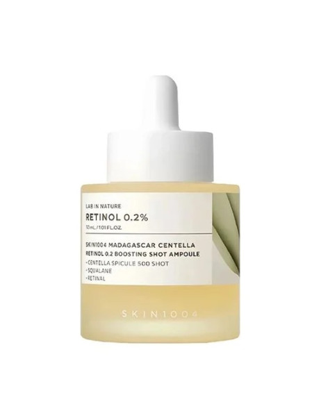 SKIN1004 Madagascar Centella Retinol 0.2 Boosting Shot Ampoule Укрепляющая сыворотка-бустер с ретинолом
