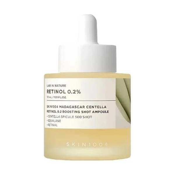 SKIN1004 Madagascar Centella Retinol 0.2 Boosting Shot Ampoule Зміцнювальна сироватка-бустер з ретинолом