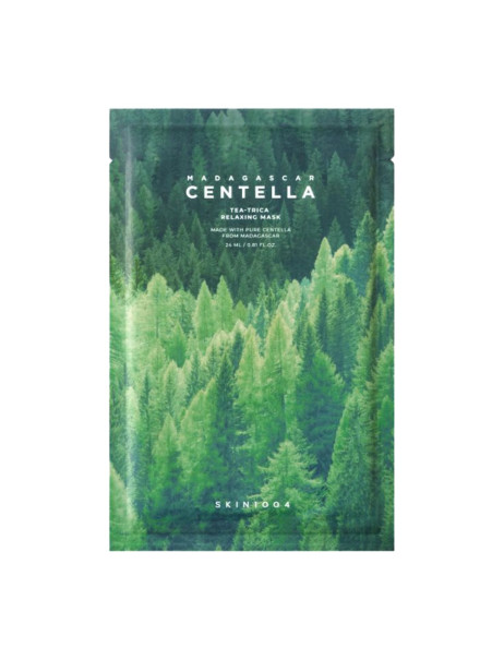 SKIN1004 Madagascar Centella Tea-Trica Relaxing Mask Успокаивающая тканевая маска с экстрактом чайного дерева