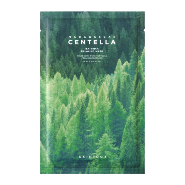 SKIN1004 Madagascar Centella Tea-Trica Relaxing Mask Заспокійлива тканинна маска з екстрактом чайного дерева