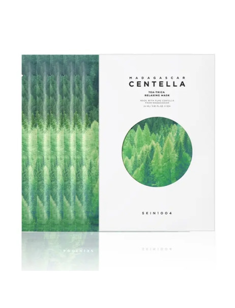 SKIN1004 Madagascar Centella Tea-Trica Relaxing Mask Успокаивающая тканевая маска с экстрактом чайного дерева