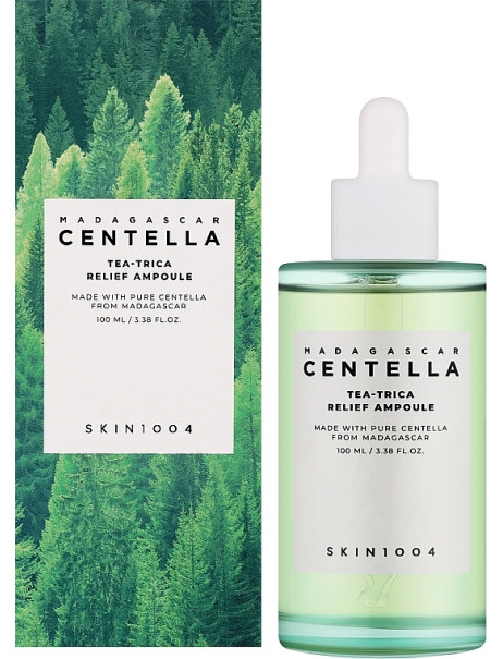 SKIN1004 Madagascar Centella Tea-Trica Relief Ampoule Заспокійлива сироватка для проблемної шкіри