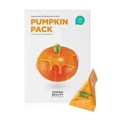 SKIN1004 Zombie Beauty Pumpkin Pack Набор питательных масок с экстрактом тыквы