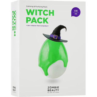 SKIN1004 Zombie Beauty Witch Pack Набор успокаивающих масок с экстрактом зеленого чая