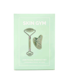 Skin Gym Jade Workout Set Набір з нефриту: ролер для обличчя і скребок гуаша - Написати відгук