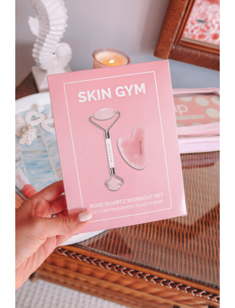 Набір для масажу обличчя Rose Quartz від Skin Gym