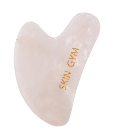 Skin Gym Rose Quartz Crystal Sculpty Heart Gua Sha Tool Скребок гуаша з рожевого кварцу в формі серця - Написати відгук