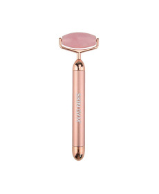 Skin Gym Rose Quartz Vibrating Lift & Contour Beauty Roller Вібруючий масажер для обличчя - Написати відгук