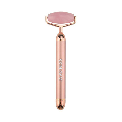 Skin Gym Rose Quartz Vibrating Lift & Contour Beauty Roller Вибрирующий массажер для лица