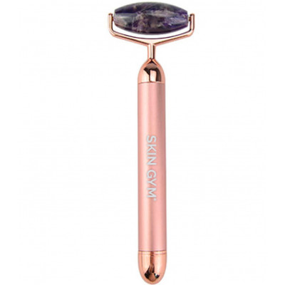 Skin Gym Amethyst Quartz Vibrating Lift & Contour Beauty Roller Вибрирующий аметистовый роллер для лица