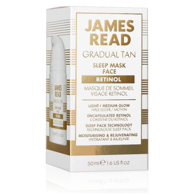 James Read Sleep Mask Tan Face Retinol Нічна маска для обличчя з ефектом засмаги 