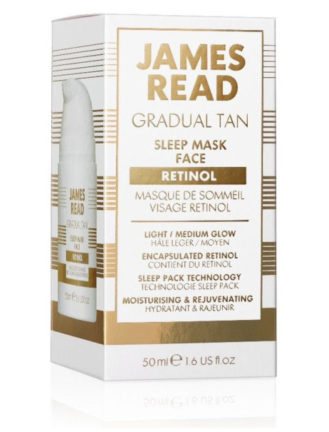 James Read Sleep Mask Tan Face Retinol Ночная маска для лица с эффектом загара