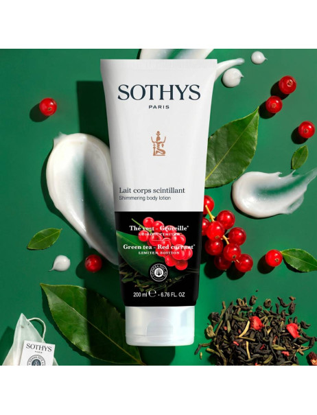 Sothys Shimmering Body Lotion Лосьйон для тіла з ефектом сяйва зелений чай та червона смородина