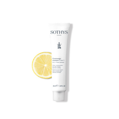Sothys Mask Exfoliant 2-in-1 Lemon & Aonori Algae Маска-ексфоліант 2-в-1 лимон-водорості Аонорі
