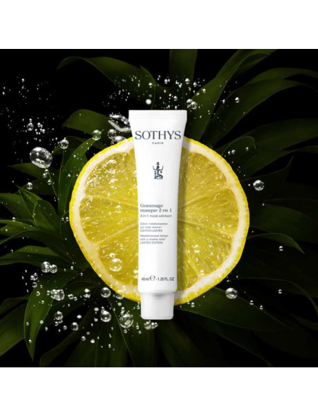 Sothys Mask Exfoliant 2-in-1 Lemon & Aonori Algae Маска-ексфоліант 2-в-1 лимон-водорості Аонорі
