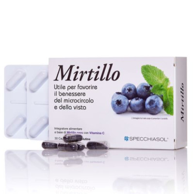 Specchiasol Mirtillo Blueberry 30 C Дієтична добавка Міртілло чорниця 30 капс. 