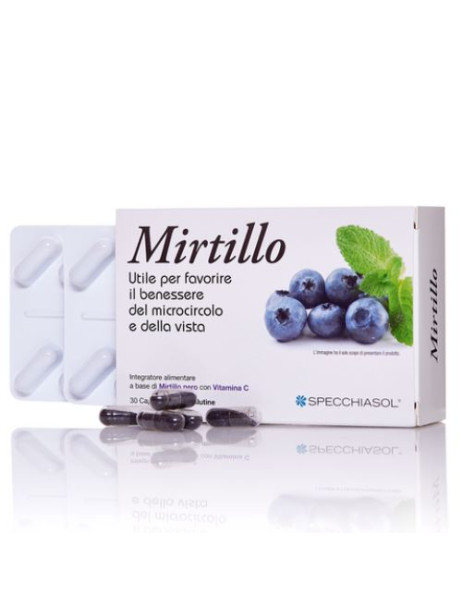 Specchiasol Mirtillo Blueberry 30 C Дієтична добавка Міртілло чорниця 30 капс.