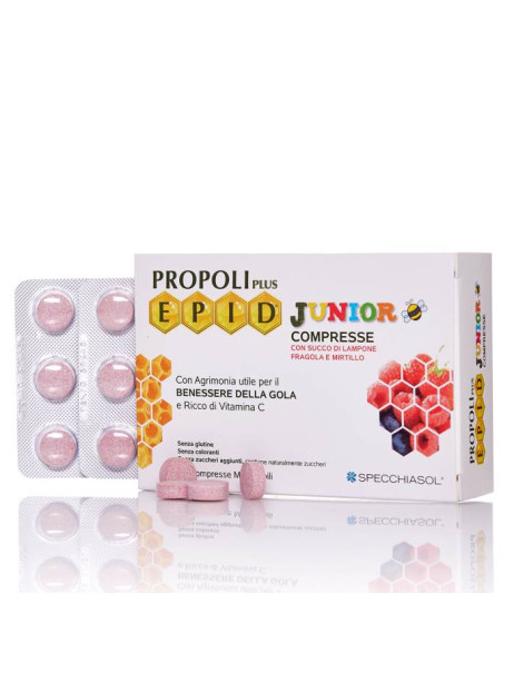 Specchiasol Propoli Plus EPID Junior 30 T Дієтична добавка Прополіс плюс ЕПІД джуніор № 30 жув. табл.