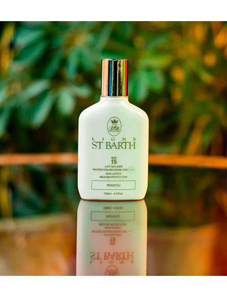 ST Barth сонцезахисний лосьйон з олією помадного дерева SPF 15