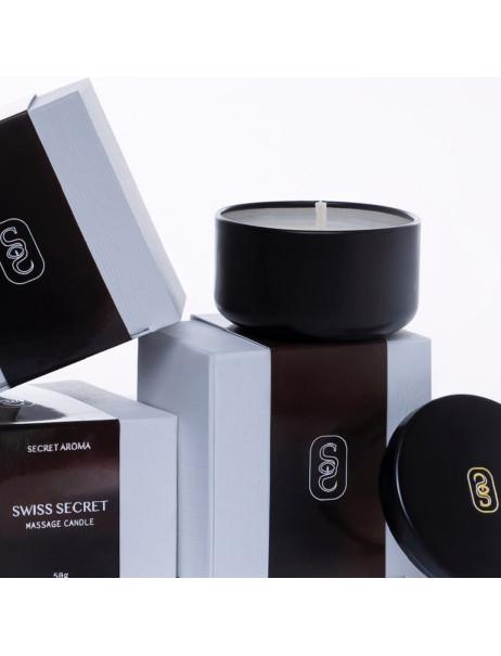 Swiss Secret Massage Candles Secret Aroma Аромасвічка для масажу Таємний аромат
