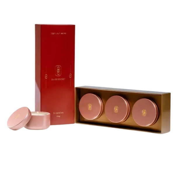 Swiss Secret Secret Filling Scented Massage Candles Set Аромасвічки для масажу Таємне наповнення
