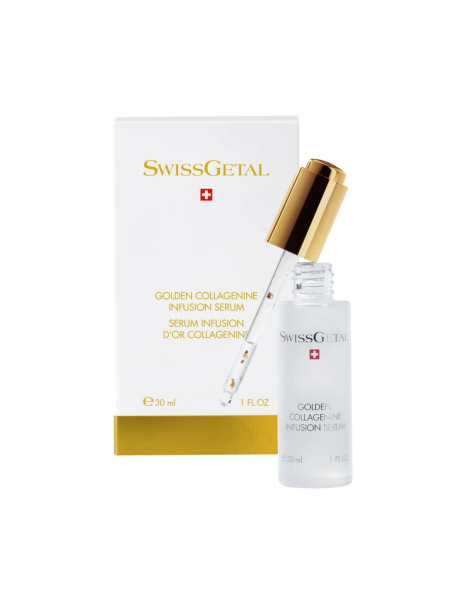 SwissGetal Golden Collagenine Infusion Serum Многофункциональная золотая сыворотка для кожи лица