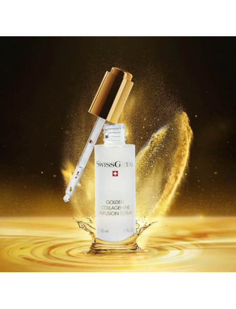 SwissGetal Golden Collagenine Infusion Serum Многофункциональная золотая сыворотка для кожи лица