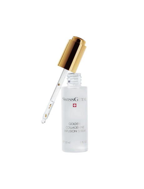 SwissGetal Golden Collagenine Infusion Serum Многофункциональная золотая сыворотка для кожи лица