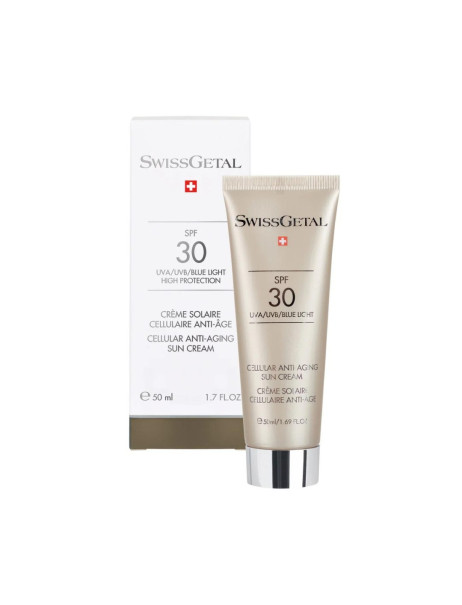 SwissGetal Cellular Anti-Aging Sun Cream SPF 30 Солнцезащитный антивозрастной крем для лица с SPF 30