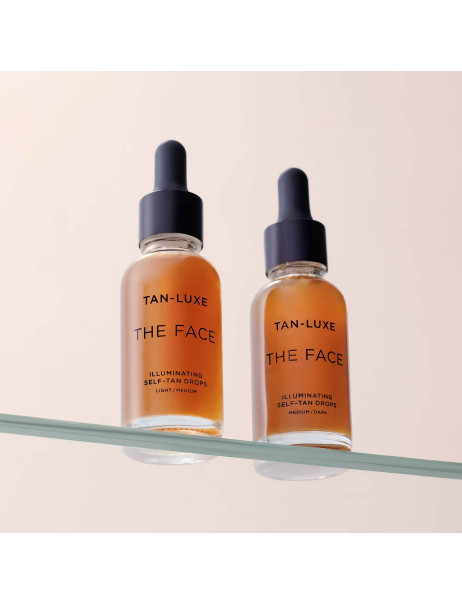 Tan-Luxe The Face Illuminating Self-Tan Drops Medium/Dark Краплі для автозасмаги обличчя