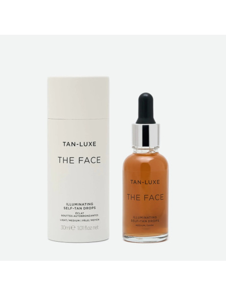 Tan-Luxe The Face Illuminating Self-Tan Drops Medium/Dark Краплі для автозасмаги обличчя