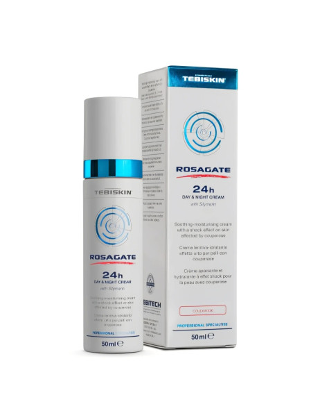 Tebiskin Rosagate 24h Day & Night Cream Денний та нічний крем-гель для зменшення почервоніння шкіри