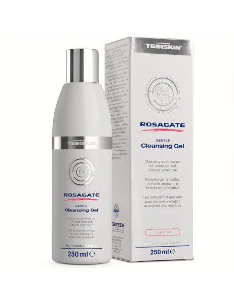 Tebiskin Rosagate Gentle Cleansing Gel Делікатний очищуючий гель із заспокійливою дією для шкіри, схильної до куперозу