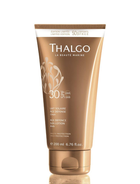 Thalgo Age Defence Sun Lotion SPF 30 Омолоджуючий сонцезахисний лосьйон для тіла
