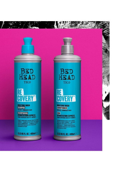 Tigi Bed Head Recovery Shampoo Moisture Rush Shampoo Увлажняющий шампунь для сухих и поврежденных волос