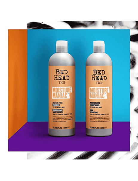 Tigi Bed Head Moisture Maniac Shampoo Бессульфатный шампунь для сухих волос