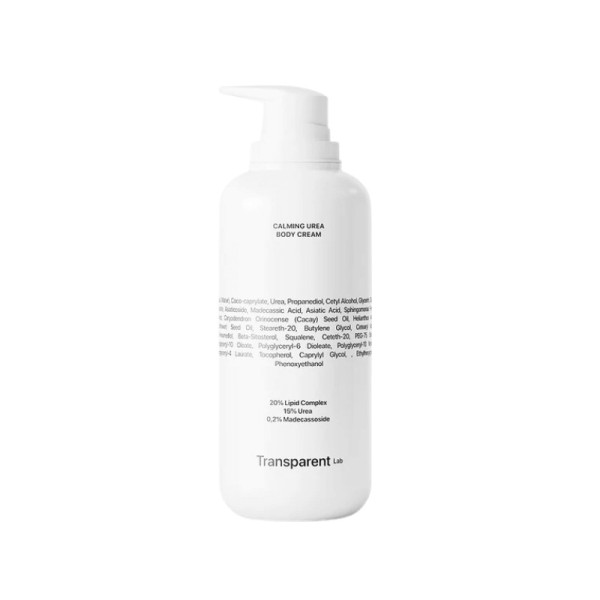 Transparent Lab Calming Urea Body Cream Заспокійливий лосьйон для тіла з сечовиною