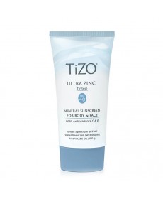 TiZO Ultra Zinc Body & Face Tinted SPF 40 Мінеральний сонцезахисний крем для обличчя та тіла тонуючий - Написати відгук