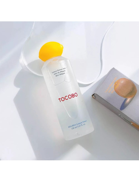 Tocobo AHA BHA Lemon Toner Лимонний тонер з AHA та BHA кислотами