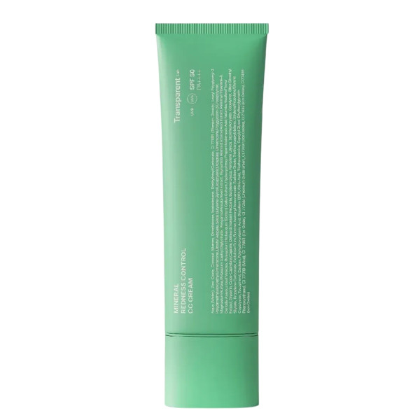 Transparent Lab Mineral Redness Control CC Cream SPF50 Минеральный СС-крем для контроля покраснений