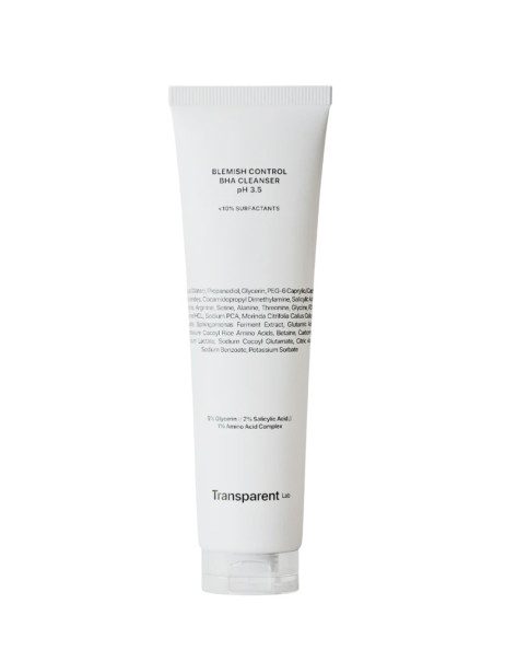 Transparent Lab Blemish Control BHA Cleanser Засіб для глибокого очищення зрілої шкіри та схильної до акне