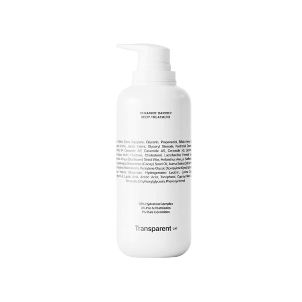 Transparent Lab Ceramide Barrier Body Treatment Керамідний бар'єрний догляд за тілом