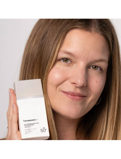 Transparent Lab Oil-Control Ultra Fluid Cica Sunscreen Сонцезахисний крем із центелою для контролю жирності шкіри