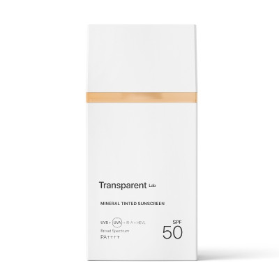 Transparent Lab Mineral Tinted Sunscreen SPF50 Мінеральний сонцезахисний крем з відтінком
