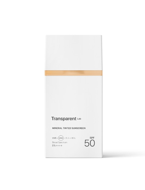 Transparent Lab Mineral Tinted Sunscreen SPF50 Мінеральний сонцезахисний крем з відтінком