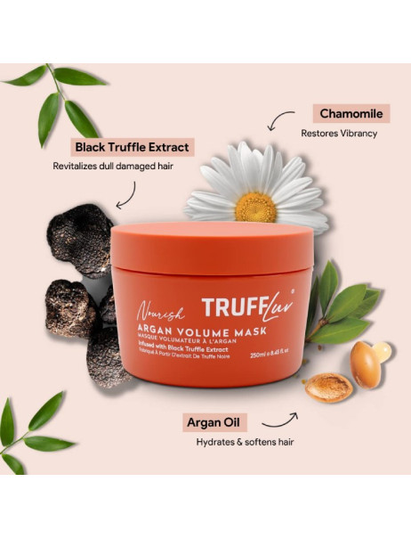 TRUFFLuv Nourish Argan Volume Mask Аргановая маска для объема волос