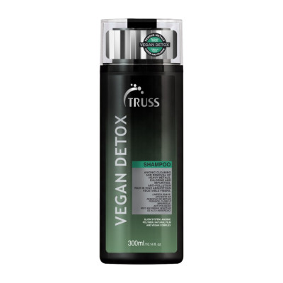 Truss Vegan Detox Shampoo Шампунь для анионной очистки волос от тяжелых металлов, хлора и загрязнений