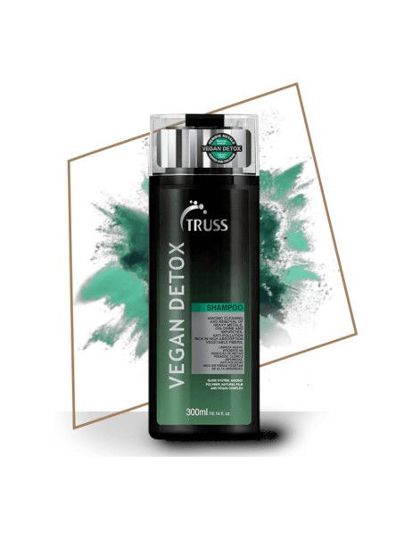 Truss Vegan Detox Shampoo Шампунь для аніонного очищення волосся від тяжких металів, хлору та забруднень