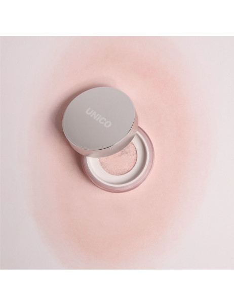 Unico Setting & Finishing Powder Aura Финишная розовая пудра для лица