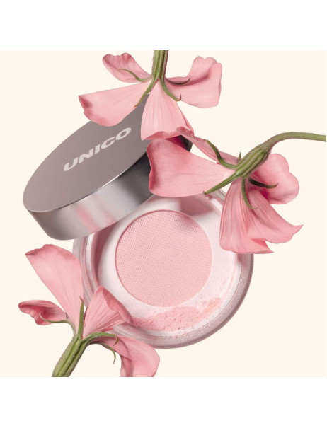 Unico Setting & Finishing Powder Aura Финишная розовая пудра для лица